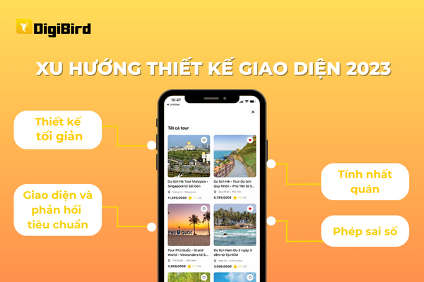 Xu hướng thiết kế giao diện 2023