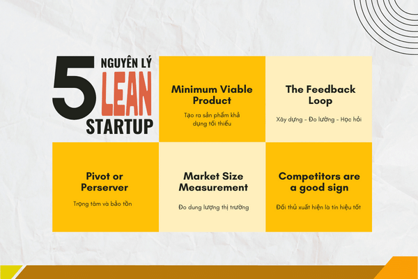 5 nguyên lý của khởi nghiệp tinh gọn