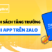 chính sách tăng trưởng mini app trên zalo