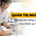những kỹ năng cần thiết của nhân sự trong quản trị nhân sự