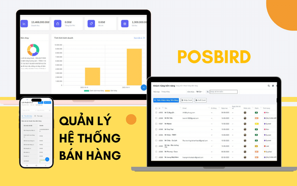 hệ thống quản lý bán hàng posbird