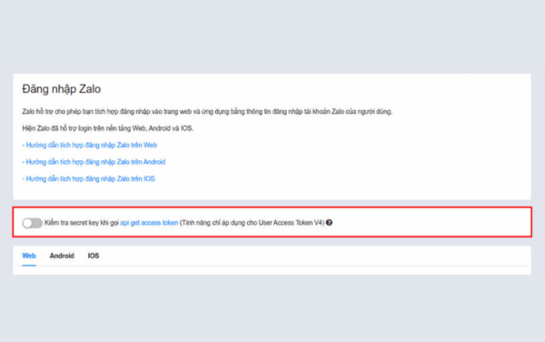 tích hợp đăng nhập api social