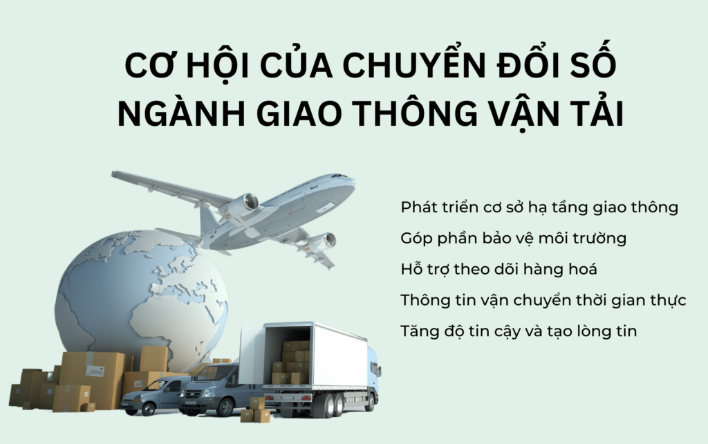 cơ hội chuyển đổi số ngành giao thông vận tải
